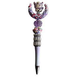 Hello Kitty KUROMI Jeweled Spinner Purple Iridescent Ballpoint Pen